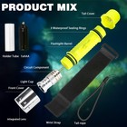 Underwater 20m Scuba Dive Light Waterproof Diving Flashlight Snorkeling Led Lamp