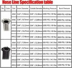 20ft An6 3 8  Stainless Steel Braided Cpe Fuel oil Hose Line   Fittings Kits