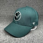  47 Brand Streetwear Baseball Cap Snapback Green Curved Brim Hat