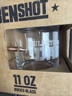 The Original Benshot 11 Oz  Rocks Glass With Real Bullet - Made In The Usa