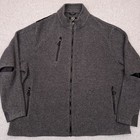 Zero Restriction Tour Series Fleece Jacket Men s 2xl Wool Blend Full Zip Golf