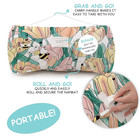 Jumpoff Jo Toddler Nap Mat With Removable Pillow  Tulip Fields   53 x21  