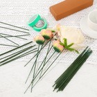100 Pcs Plastic Floral Stem Flower Stems Artificial 6 7 Inch 17 Cm 