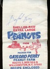 Gaylord Perry Signed Peanut Farm Bag Autograph Mariners Giants Hof Auto