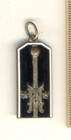Antique Original Imperial Russian Order Medal  Badge Pin Silver Plated  1415 