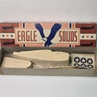 Vtg Nos 1940s Eagle Model Aircraft  thunderbolt  Rare  Solid Balsa Kit Complete
