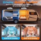 Mieligo Rooftop 12v Heat cool Air Conditioner Electric Rv Ac Unit For Caravan