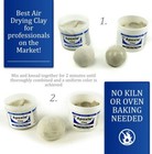 Aves Apoxie Clay White 1 Lb - Air Dry Modeling Clay Compound Self Hardening