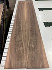  muddy  Walnut Raw Wood Veneer 2 Sheets 74   X 8   812e