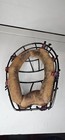 Antique Vintage Early Baseball Catchers Mask Leather Padded