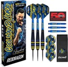Darts - Professional Player - Brass Darts Set With Flights And Shafts Stems