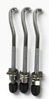 Conga Lugs Chrome- Rubber Caps- 3-pack   Tensores Para Conga  5-1 2     Long Dp