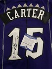 Vince Carter Signed Toronto Raptors Team  15 Jersey Beckett Coa