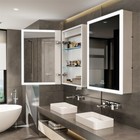 Led Mirror Medicine Cabinet Recessed Or Surface  Dimmer  Clock  Temp Display  Hd
