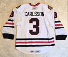 Lucas Carlsson Rockford Icehogs Game Worn Jersey 56 Blackhawks Ahl Chicago Nhl