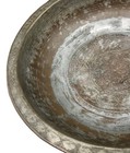 Antique Etched Tinned Copper Middle East Persian Engraved Bowl Islamic Qajar 