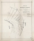 1891 Memphis Harbor Tennessee Map Mississippi River Nautical Soundings Original