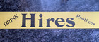 Drink Hires Rootbeer Cardstock Sign Measures 16  X 3  - Original 