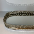 Vintage Silver Mirrored Tray Dresser Vanity Perfume Make-up