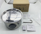 New Cat Water Fountain Stainless Steel  Automatic Pet Water Dispenser 108oz 3 2l