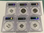 Lot Of 6 Vatican City Coins All Pcgs Uncirculted Unc