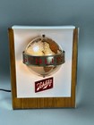 Vintage 1960s Schlitz Beer Rotating Motion Globe Lighted Bar Sign 10  Works