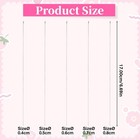 5 Pcs Beading Needles For Jewelry Making  6 7 Inches Long Straight Beadings T   