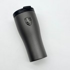 Porsche Thermal Mug Matte Gray   450ml  15 Fl Oz  Stainless Steel Travel Cup