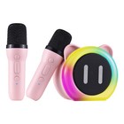 Karaoke Machine With 2 Wireless Microphones Bt Microphone And Speaker Ktv Jjwh