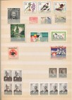 Switzerland Back Of Book Poster Stamps Labels 50   Red X Mk1492