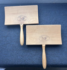 Clemes   Clemes Curved Back Wool Hand Cards For Spinning   Cleaning Card