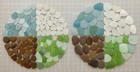 Genuine Surf Tumbled Sea Glass  From Japan  Mix Color