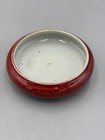 Antique Chinese Qing Red Glaze Water Pot  Porcelain Scholar   s Brush Washer
