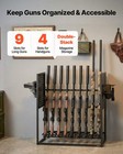 Vevor Gun Rack Floor Standing Indoor Shotgun Stand Hold 9 Rifles And 4 Pistols