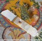 Antique French C 1810-30 Palais Royal Scabbard Needle Case  Mother Of Pearl  18k