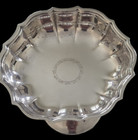 International Silver Co Chippendale Silverplate Pedestal Candy Dish Vintage