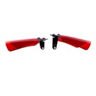 Red Acrylic Hand Grip Windshield Fit Harley Touring Street Glide Road King Fltrx