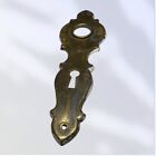 Antique Ornate Brass Art Deco Door Knob Back Plate 6    X 2   