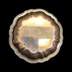 Vintage 1975 Nysafc Silver Plated Scalloped Edge Round Serving Dish Bowl