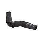 Downspout Extension Expandable 55 In Flexible Drain Rain Pipe Spout Gutter Black
