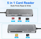 Memory Stick Pro Duo Adapter 5-in-1 Multi Memory Card Reader Supports Sd tf cf m