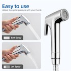 Handheld Toilet Bidet Sprayer For Adjustable Water Pressure Control With Hose