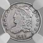 1836  H10c Capped Bust Silver Half Dime  Ngc Xf Details  cleaned    8404748-016
