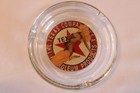 Unused Vintage 1960 s Glass Texaco Risque Pin-up Advertising Ashtray
