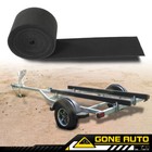 12  X 100  Ribbed Bunk Carpet   Marine Boat Trailer Runners   Outdoor - Black 