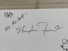Stephen Furst Signed Index Card