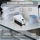 Professional Electric 120 135 35mm 4x5 Film Anti-static Dust Remover Cleaner Us