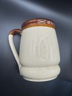 Vintage Big Mug Mississippi Gulf Coast Seagull Ships Ocean Sunset