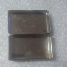 Vintage German Nickle Engraved Hinged Metal Rectangular Tobacco cigarette Case