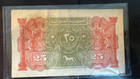 Vintage Old Currency 25 Piasters   1942 Very Fine